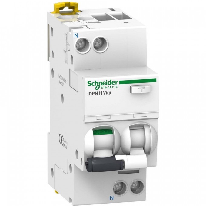 Автоматический выключатель дифференциального тока SCHNEIDER ELECTRIC ACTI 9 iDPN H VIGI 10KA 16A C 30MA A A9D37616