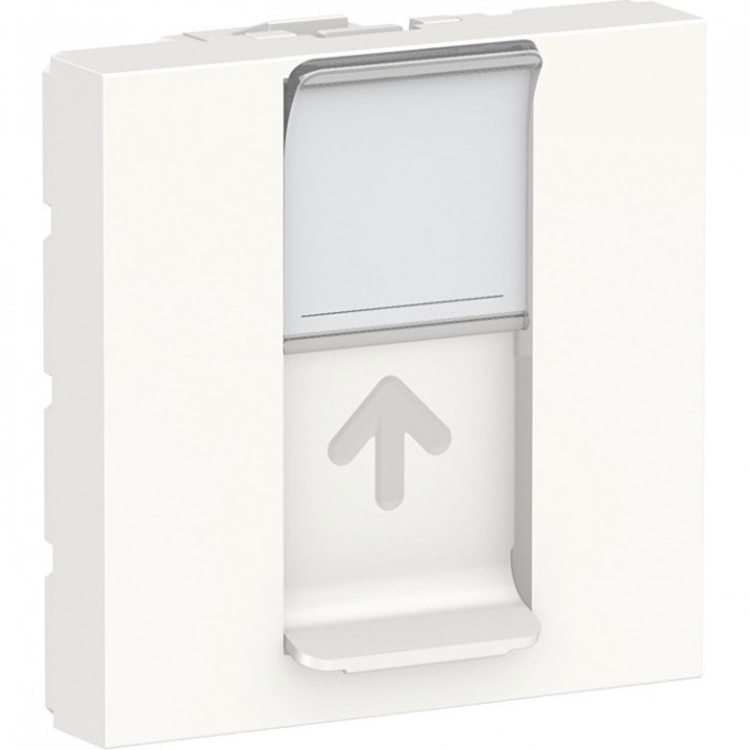 Лицевая панель SCHNEIDER ELECTRIC UNICA MODULAR RJ45, одиночная, без коннектора, 2 модуля, белый NU941118 Лицевая панель SCHNEIDER ELECTRIC UNICA MODULAR RJ45, одиночная, без коннектора, 2 модуля, белый NU941118