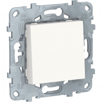 Переключатель 1-клавишный SCHNEIDER ELECTRIC UNICA NEW, сх. 6, 10 AX, 250 В, белый