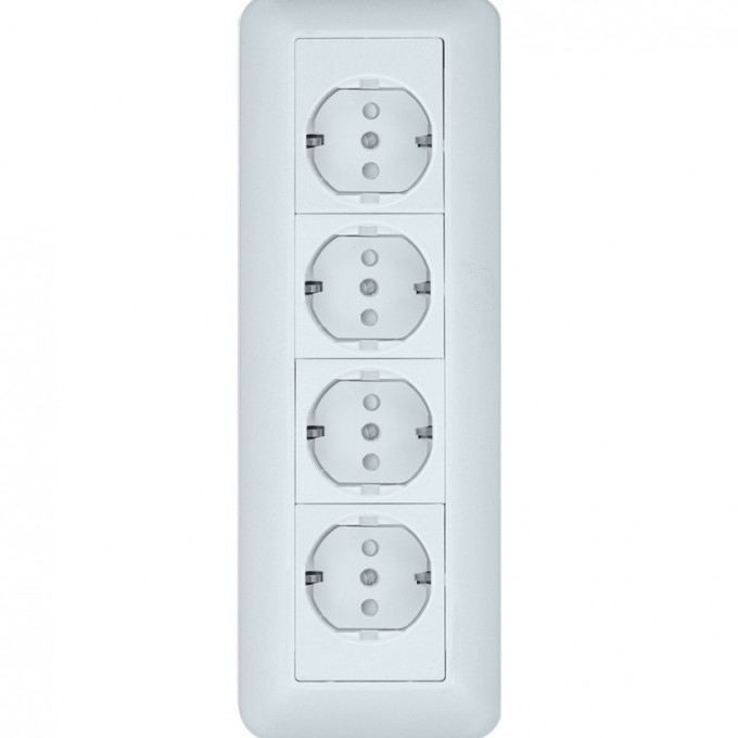 Розетка SCHNEIDER ELECTRIC ПРИМА О/У 4-местная, с заземлением, со шторками, МОНТ.ПЛ.16А 250В, белый,розн.уп.Россия RA16-411M-BI Розетка SCHNEIDER ELECTRIC ПРИМА О/У 4-местная, с заземлением, со шторками, МОНТ.ПЛ.16А 250В, белый,розн.уп.Россия RA16-411M-BI