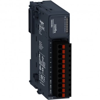 Дискретный модуль расширения SCHNEIDER ELECTRIC MODICON ТМ3 8 входов, пружинные клеммы
