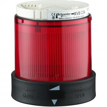 Сегмент световой колонны SCHNEIDER ELECTRIC HARMONY XVB UNIVERSAL 70ММ красный XVBC34 Сегмент световой колонны SCHNEIDER ELECTRIC HARMONY XVB UNIVERSAL 70ММ красный XVBC34