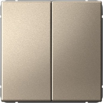 Переключатель 2-клавишный SCHNEIDER ELECTRIC ARTGALLERY GAL000565 (сх. 6/2) 10AX механизм, шампань