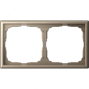 Рамка 2-постовая SCHNEIDER ELECTRIC ARTGALLERY SE GAL000502 шампань