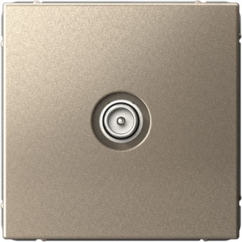 Розетка телевизионная оконечная TV SCHNEIDER ELECTRIC ARTGALLERY SE GAL000591 1дБ механизм шампань