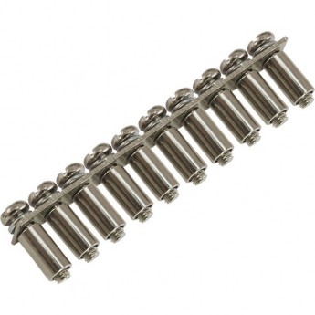 Шинный соединитель SCHNEIDER ELECTRIC DEKRAFT для 10 зажимов наборных 4 мм2 ШС-01 Шинный соединитель SCHNEIDER ELECTRIC DEKRAFT для 10 зажимов наборных 4 мм2 ШС-01