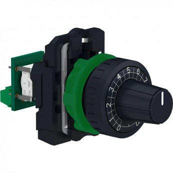 Потенциометр SCHNEIDER ELECTRIC HARMONY XB5 в сборе, ПЛАСТ.ОСНОВ., 4.7кОм