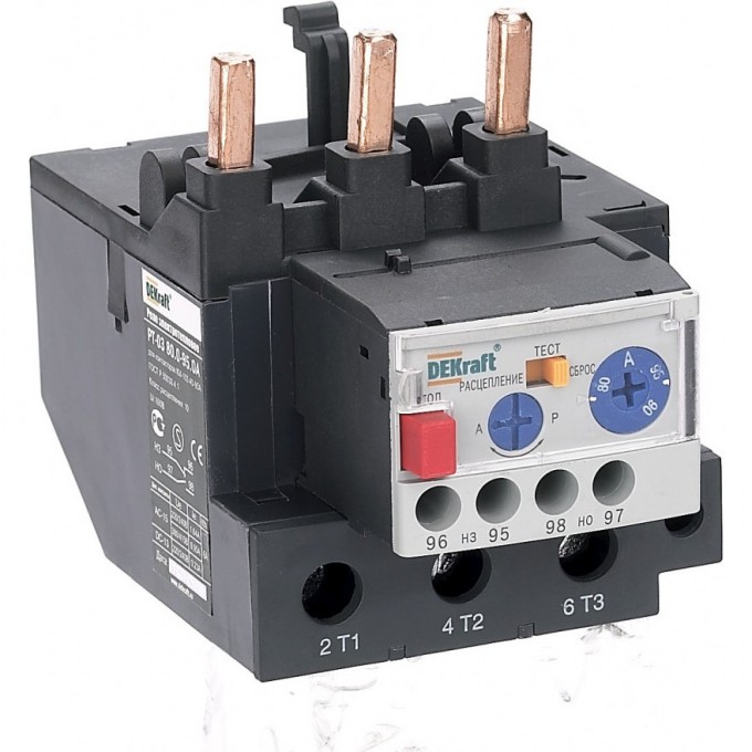 Реле электротепловое для контакторов SCHNEIDER ELECTRIC DEKRAFT 40-95А 23,0-32,0А РТ-03 23124DEK Реле электротепловое для контакторов SCHNEIDER ELECTRIC DEKRAFT 40-95А 23,0-32,0А РТ-03 23124DEK
